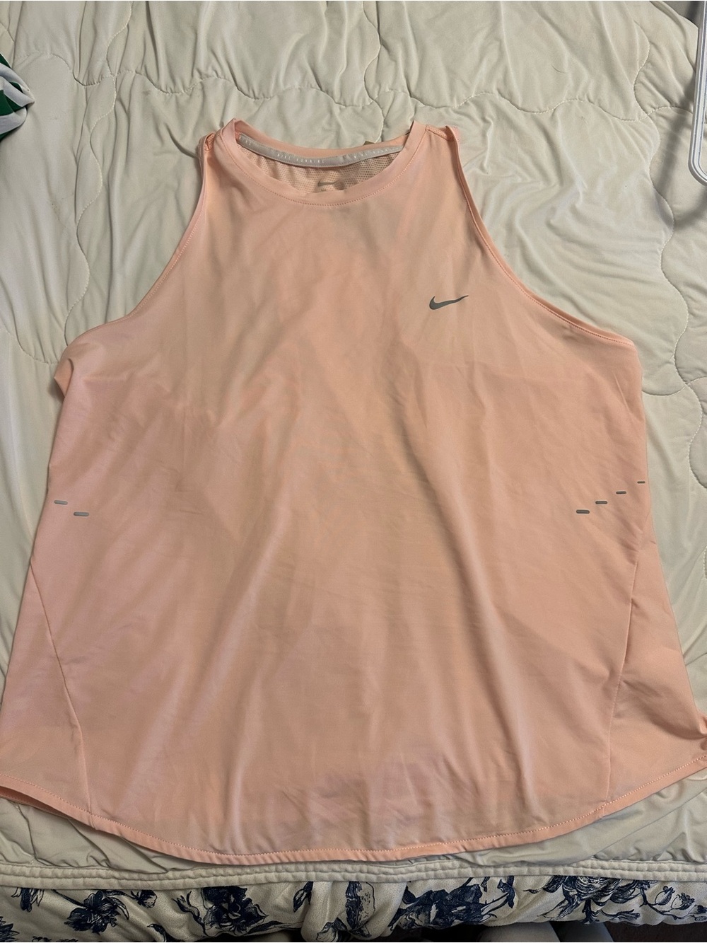 Nike Women's Peach Racerback Athletic Tank Top